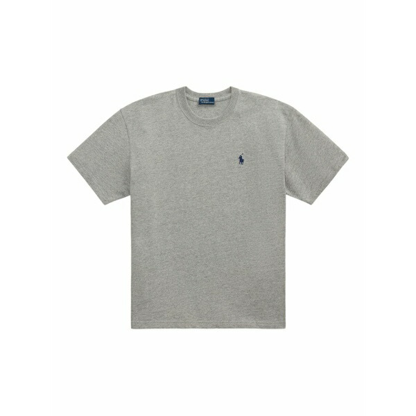 ラルフローレン レディース プルオーバー トップス Logo-embroidered t-shirt Grey