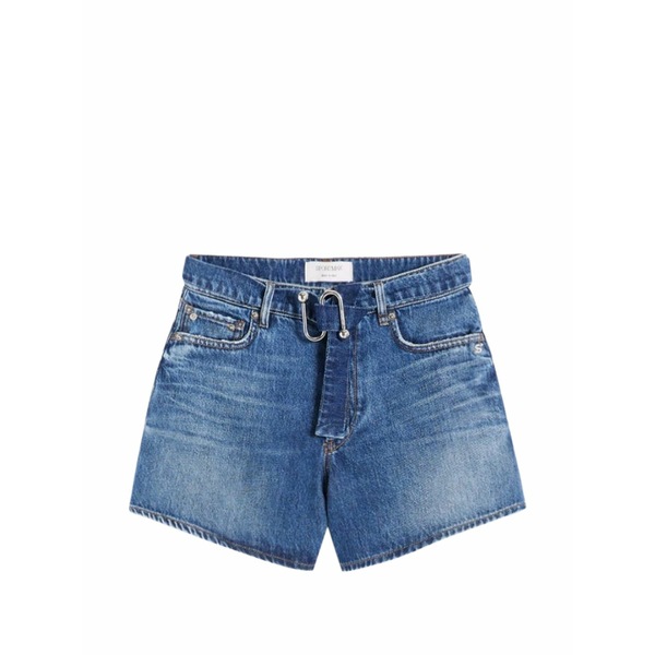 運動競技マックス レディース 心地よいズボン下 ボトムス Medio frayed shorts Blue