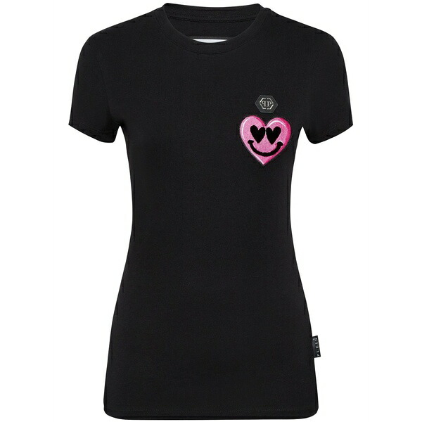 フィリップ飾り気のない レディース ティーシャツ トップス Sexy pure t-shirt Black