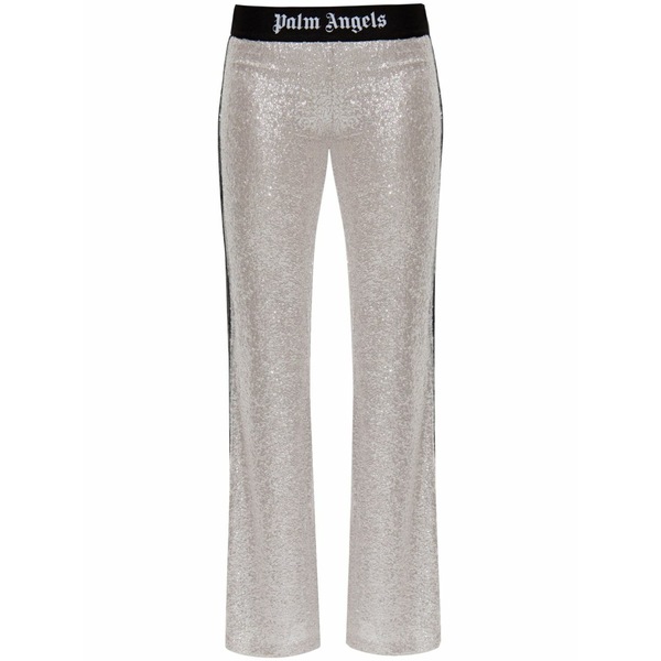 パーム・エンジェルス レディース 心地よいズボン下 ボトムス Sequin-embellished trousers Silver