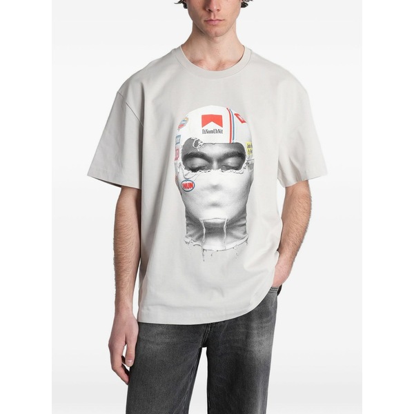 インノミネイト メンズ ティーシャツ トップス Graphic-print cotton t-shirt Grey