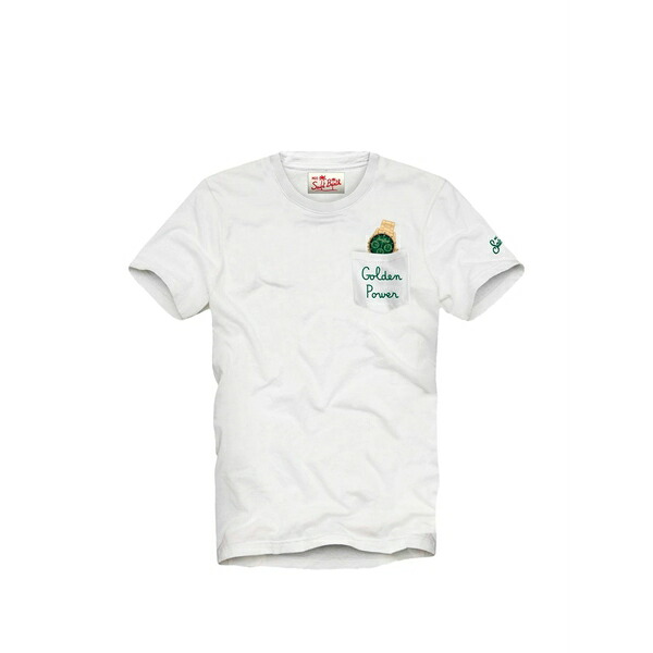 エムシーツーセイントバース メンズ ティーシャツ トップス Austin graphic t-shirt White
