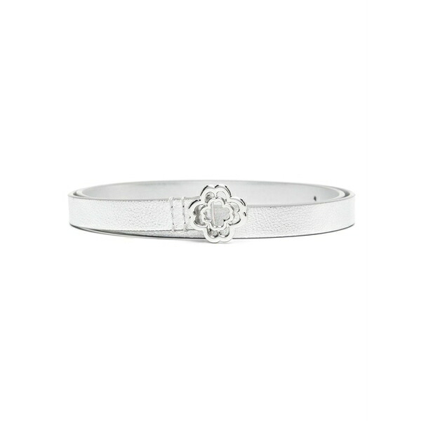 マージュ レディース ベルト アクセサリー Clover slim leather belt Silver｜asty 40,800円