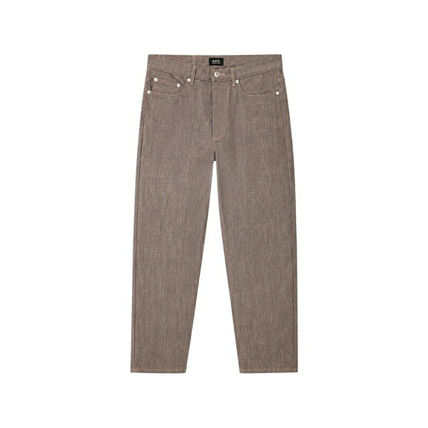 アーペーセー メンズ ジーンズズボン下 ボトムス Jean martin straight-leg five-pocket jeans Brown