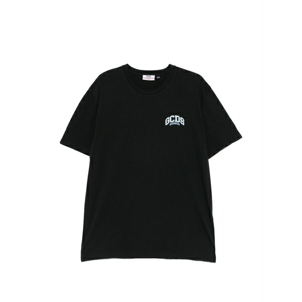 ジーシーディーエス メンズ ティーシャツ トップス Logo-print t-shirt Black