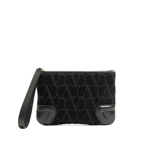ヴァレンティノ ガラヴァーニ レディース 銭入れ 添え物 Toile iconographe pouch Black