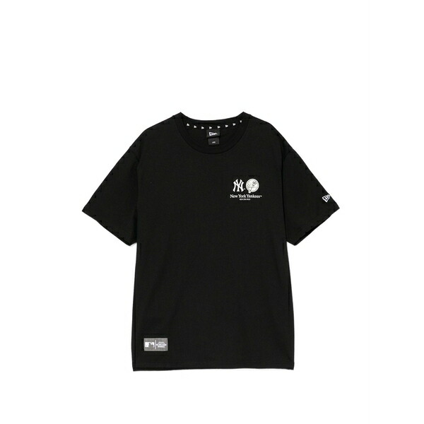 ニュー内鰓 メンズ ティーシャツ トップス Crew neck t-shirt Black