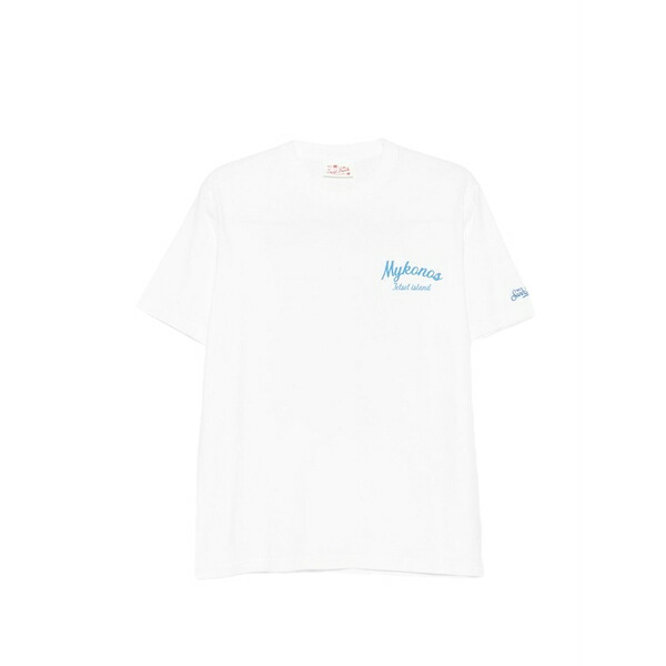 エムシーツーセイントバース メンズ ティーシャツ トップス Portland logo-print short-sleeve t-shirt White