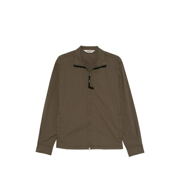 アスペジ メンズ ジャケット&ブルゾン アウター Kong zip jacket Green|asty