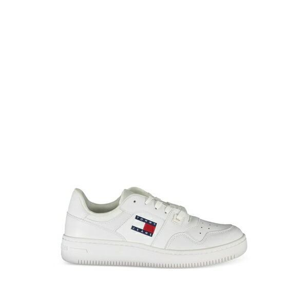トミー ヒルフィガー レディース スニーカー シューズ Perforated sneakers White