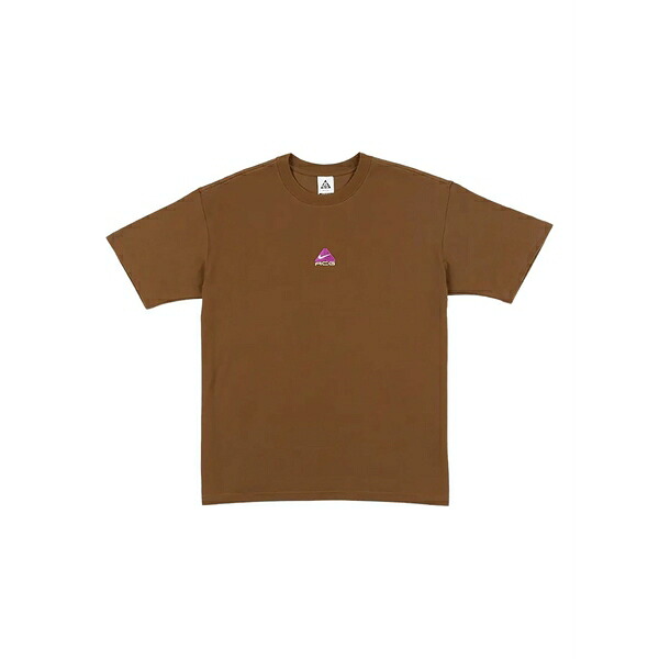 ナイキ メンズ ティーシャツ トップス Logo-embroidered t-shirt Brown