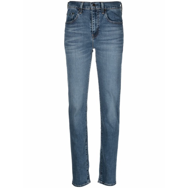 リーヴァイズジーンズ レディース ジーンズズボン下 ボトムス 724 high-rise slim-fit jeans Blue