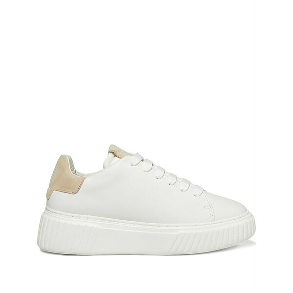 マルコポーロ レディース スニーカー シューズ Leather platform sneakers White