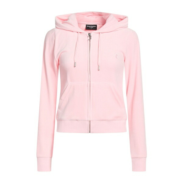 【貨物輸送無料】 ジューシークチュール レディース パーカー・スウェットシャツ アウター Sweatshirts Pink