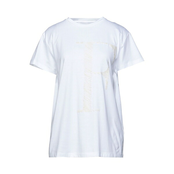 【貨物輸送無料】 ファビアナ フィリッピ レディース プルオーバー トップス T-shirts White