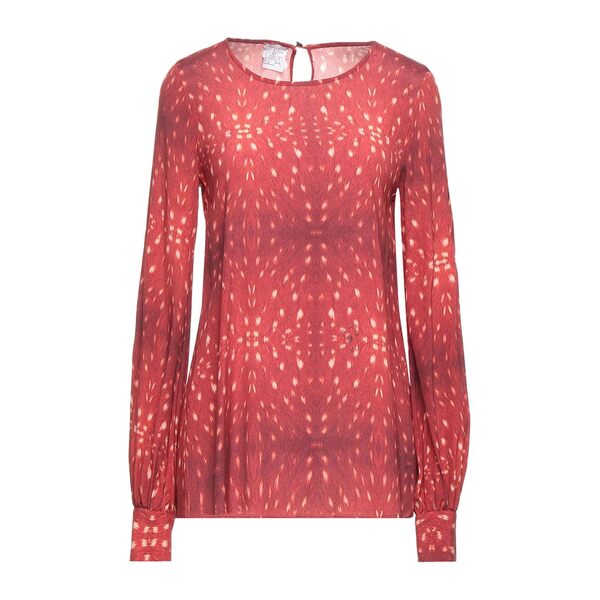 【貨物輸送無料】 中心柱 ジーン レディース プルオーバー トップス Tops Red