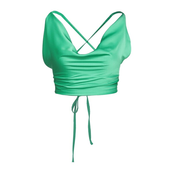 【送料無料】 アルマ サンチェス レディース Tシャツ トップス Tops Green|asty