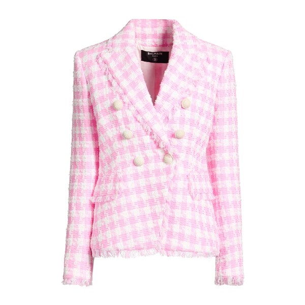 【貨物輸送無料】 バルマン レディース 上衣＆上衣 アウター Blazers Pink