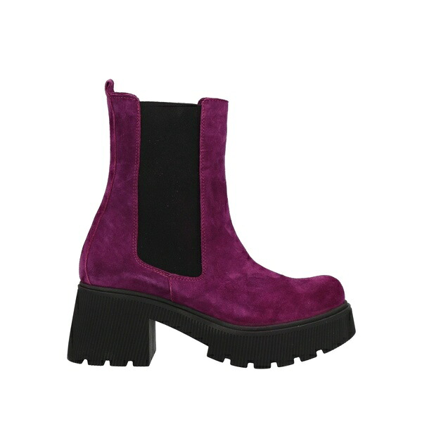 【貨物輸送無料】 ディバインフォリ レディース ブーツ シューズ Ankle boots Purple