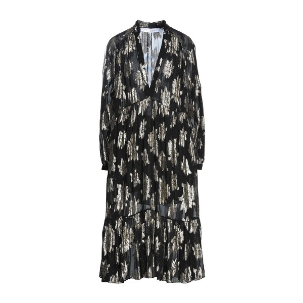 【送料無料】 イロ レディース ワンピース トップス Midi dresses Black｜asty