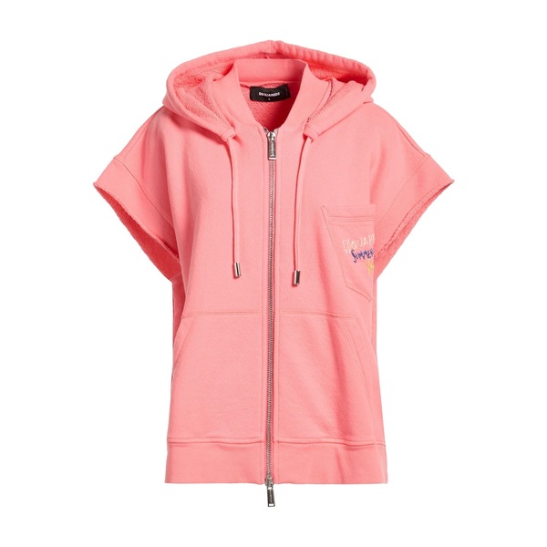 【貨物輸送無料】 ディースクエアード レディース パーカー・スウェットシャツ アウター Sweatshirts Pink
