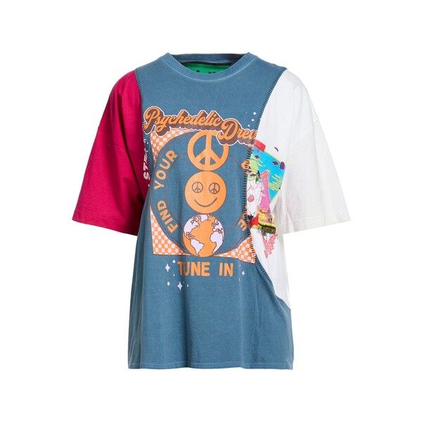 【貨物輸送無料】 コルヴィル レディース プルオーバー トップス T-shirts Blue