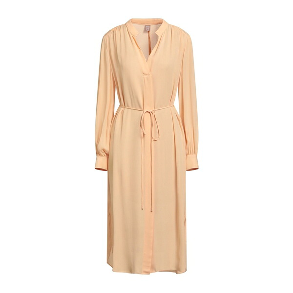 【送料無料】 ボス レディース ワンピース トップス Midi dresses Orange|asty