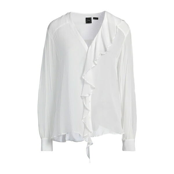 【送料無料】 ピンコ レディース Tシャツ トップス Tops White|asty