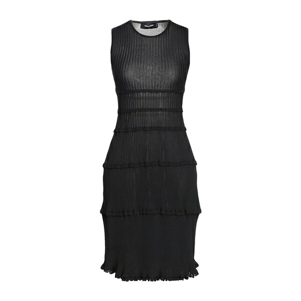 【貨物輸送無料】 ディースクエアード レディース 衣装 トップス Mini dresses Black