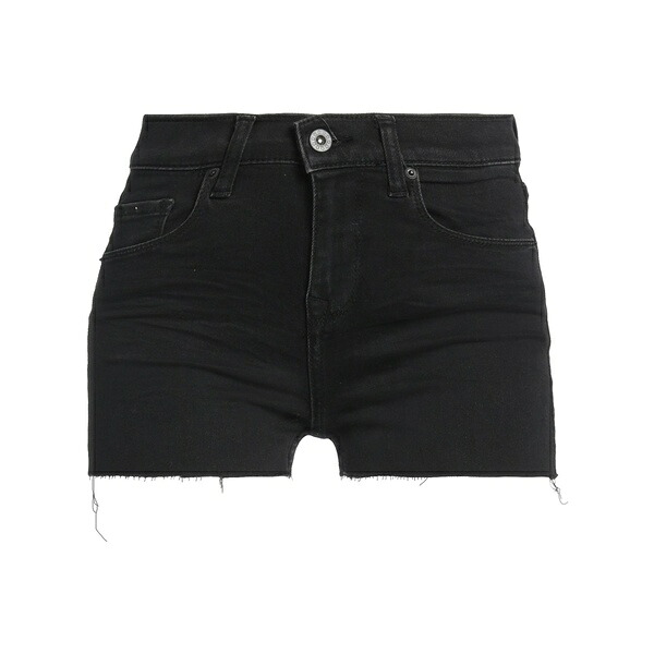 【送料無料】 ブライアン・デールズ レディース デニムパンツ ボトムス Denim shorts Black｜asty
