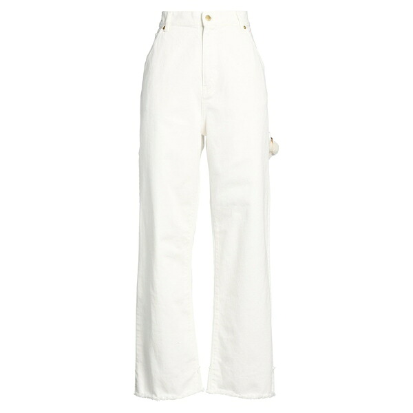【貨物輸送無料】 うす暗い運動場 レディース ジーンズズボン下 ボトムス Jeans White