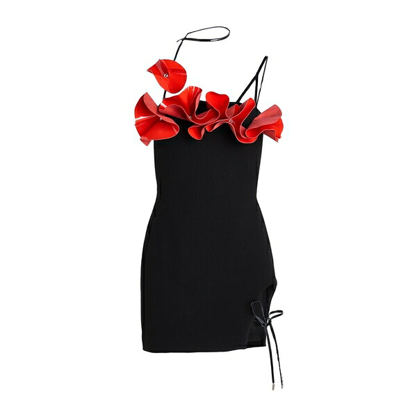 【貨物輸送無料】 デヴィッド コーマ レディース 衣裳 トップス Mini dresses Black