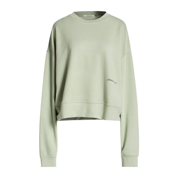 【送料無料】 ヒノミネイト レディース パーカー・スウェットシャツ アウター Sweatshirts Green｜asty