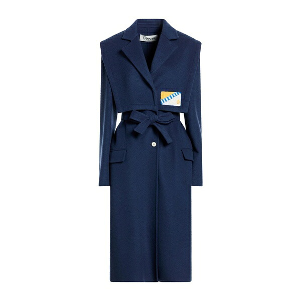 【貨物輸送無料】 ランバン レディース 上衣＆上衣 アウター Coats Blue