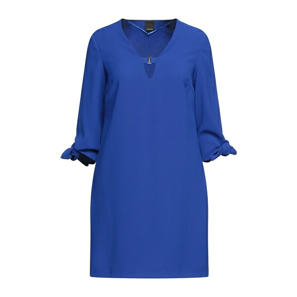 【送料無料】 ピンコ レディース ワンピース トップス Mini dresses Blue｜asty