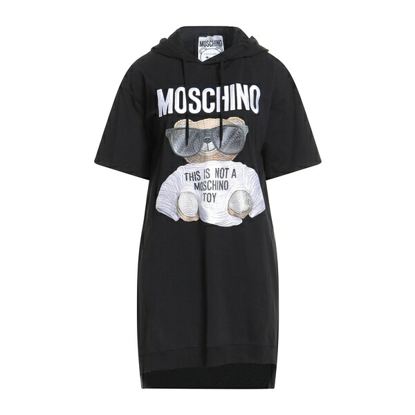 【貨物輸送無料】 モスキーノ レディース 衣装 トップス Mini dresses Black