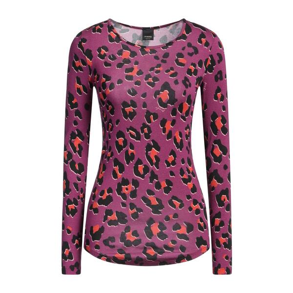 【貨物輸送無料】 ピンコ レディース ティーシャツ トップス T-shirts Purple