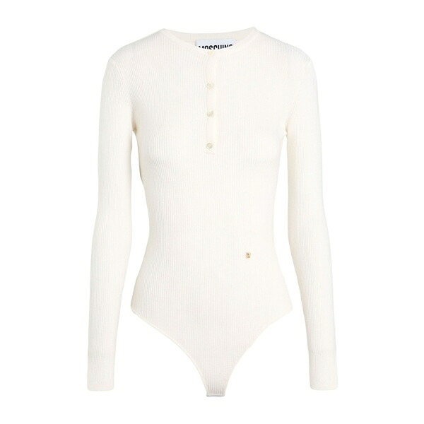 【貨物輸送無料】 モスキーノ レディース ティーシャツ トップス Bodysuits White