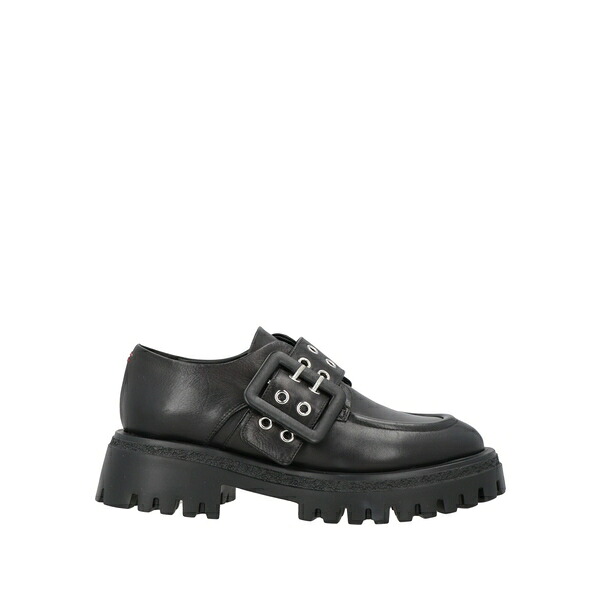 【貨物輸送無料】 ハルマネラ レディース スリッポン・ローファー シューズ Loafers Black