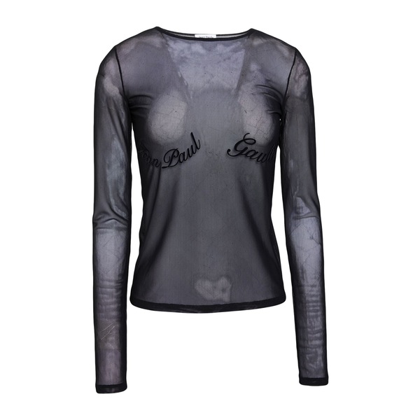 【送料無料】 ジャンポール ゴルチエ レディース Tシャツ トップス Tops Black|asty