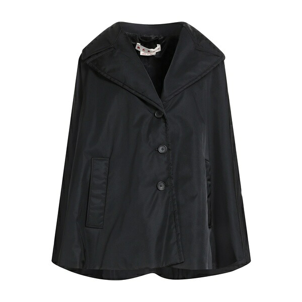 【送料無料】 マルニ レディース ジャケット&ブルゾン アウター Capes Black|asty