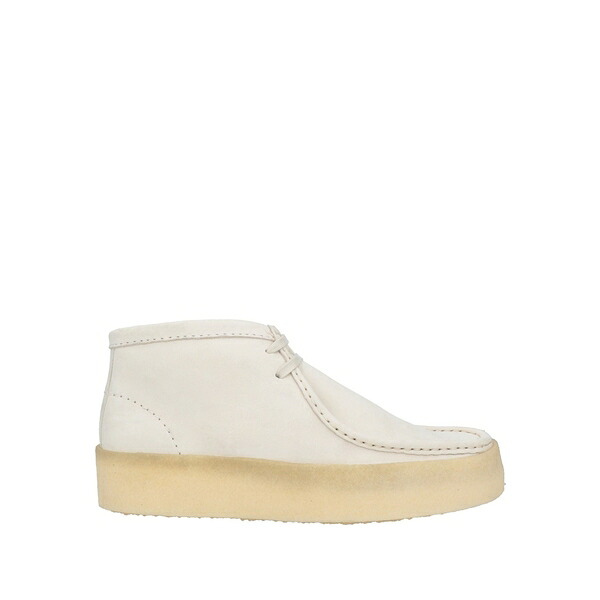 【貨物輸送無料】 クラークス レディース ブーツ シューズ Ankle boots White