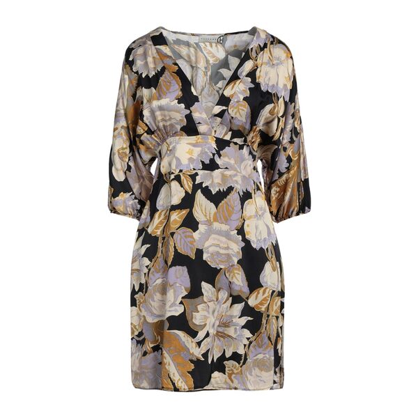【送料無料】 ハブワン レディース ワンピース トップス Mini dresses Black｜asty