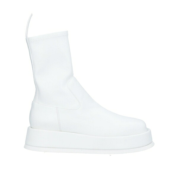 【貨物輸送無料】 ジア / RHW レディース ブーツ シューズ Ankle boots White