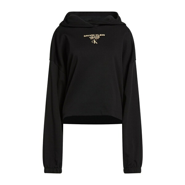 【貨物輸送無料】 カルバンクライン レディース パーカー・スウェットシャツ アウター Sweatshirts Black
