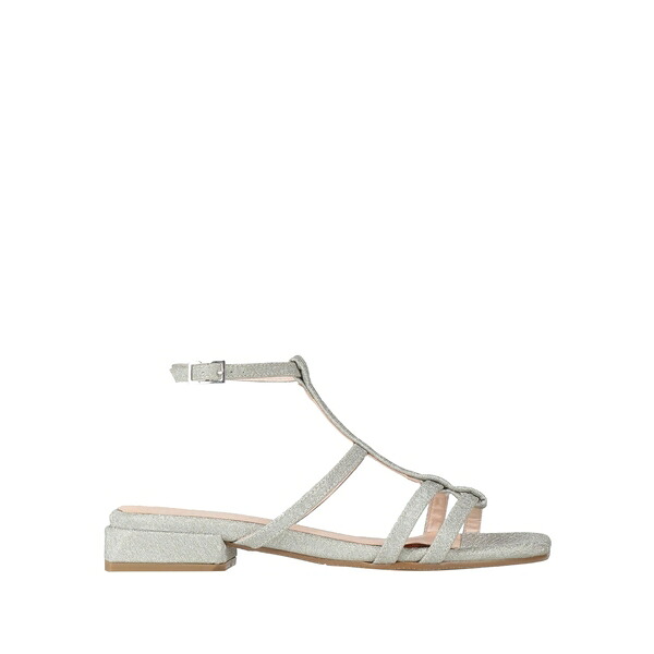 【貨物輸送無料】 ロレンツォ マリ レディース サンダル シューズ Sandals Grey 靴-サンダル