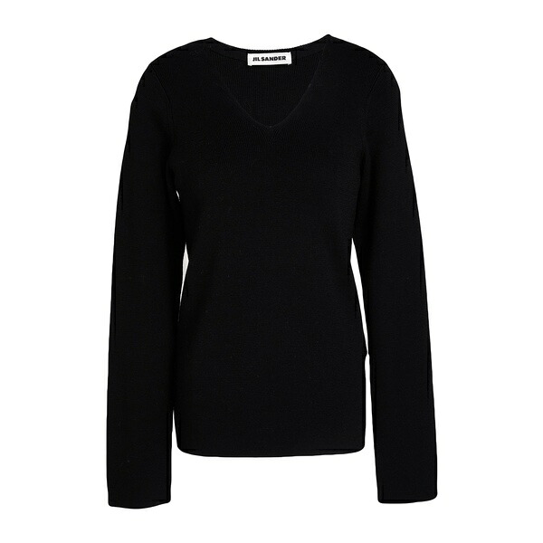 【貨物輸送無料】 ジル・サンダー レディース 編み物\u0026プルオーバー アウター Sweaters Black