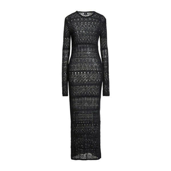 【貨物輸送無料】 ピンコ レディース 衣装 トップス Maxi dresses Black ワンピーススーツ-スーツ・セットアップ-レディースファッション