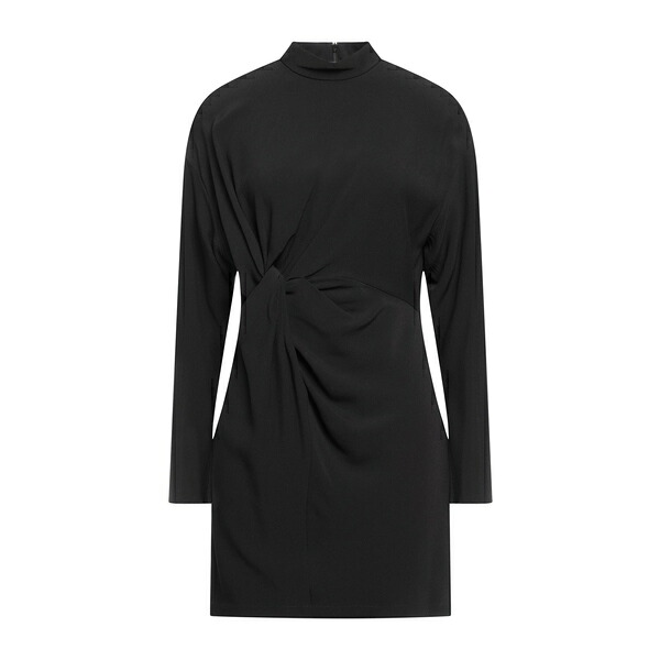 【送料無料】 エリカ・カヴァリーニ レディース ワンピース トップス Mini dresses Black|asty