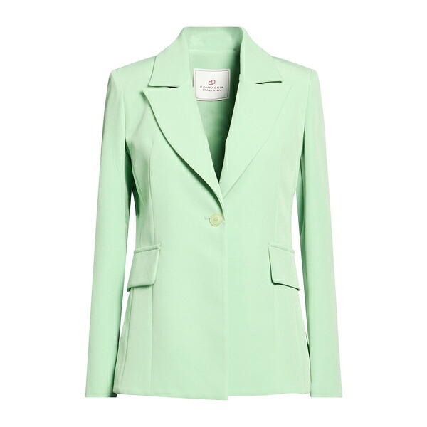 【貨物輸送無料】 コンパーニャ イタリアーナ レディース 上衣＆上衣 アウター Blazers Green